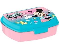 KIDS Minnie pelės aliuminio butelis 500 ml + priešpiečių dėžutė