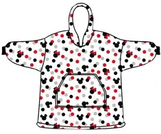 Disney Minnie oversize sweatshirt coat adult coral