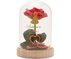 Widdop Co Disney Princess Belle florals in a clonche with neon light