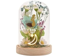 Widdop Co Disney Princess Jasmine florals in a clonche with neon light