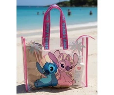 Disney Stitch &amp; Angel beach bag