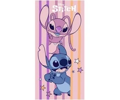 Disney Stitch &amp; Angel microfibre beach towel