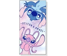 Disney Stitch &amp; Angel microfibre beach towel