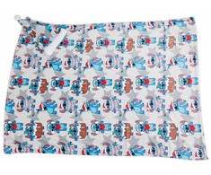 Disney Stitch Coral blanket + hat set