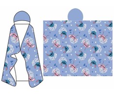 Disney Stitch Coral hooded blanket 120x150cm