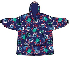 Disney Stitch oversize sweatshirt coat adult coral
