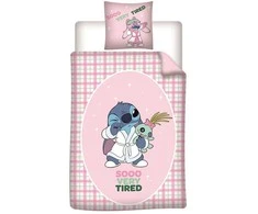 Disney Stitch policotton duvet cover bed 90cm