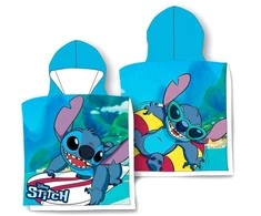 MCU „Disney Stitch Surf“ medvilninis pončas rankšluostis