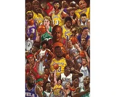 Plakatas ERIK Basketball Superstars poster