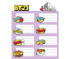 BT21 - Lipdukų rinkinys