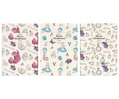 ERIK Disney Alice in Wonderland pack 3 A6 notebooks