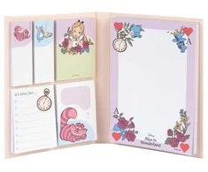 ERIK Disney Alice in Wonderland Sticky notes notebook