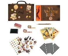 ERIK Disney Pixar UP My Adventure Book Scrapbook Briefcase set