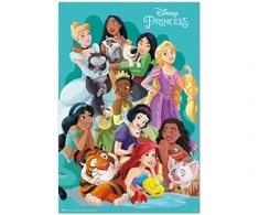 Plakatas ERIK Disney Princess poster