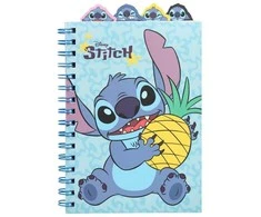 ERIK „Disney Stitch“ – užrašų knygelė / bloknotas A5 formatu iš tropikų kolekcijos