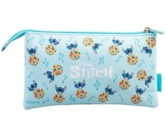 „Disney Stitch“ – 3 skyrių pieštukų dėklas iš „Waves“ kolekcijos