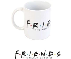 Friends Draugai - Keraminis puodelis dovanų dėžutėje 350 ml (Baltas)
