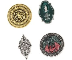ERIK Game of Thrones House of the Dragon 4 pin set