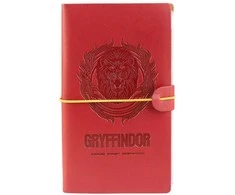 Harry Potter Haris Poteris – Grifindoro odinis kelioninis sąsiuvinis 12x19,6 cm (raudona)