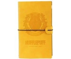 Harry Potter Haris Poteris – „Hufflepuff“ odos kelioninis užrašų knygelė 12x19,6 cm (geltona)