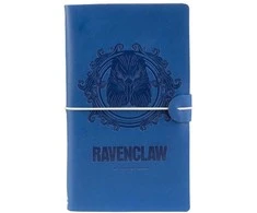 Harry Potter - Ravenclaw Leather Travel Notebook 12x19.5 cm Mėlyna