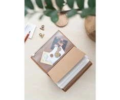 Harry Potter - Ravenclaw Leather Travel Notebook 12x19.5 cm Mėlyna