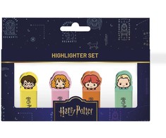 ERIK Harry Potter - Rinkinys zakreślaczy 4 kolory su topperem 3D (SST005)