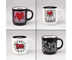 Other Brand Keith Haring - Set of 4 ceramic mugs with stand 300 ml