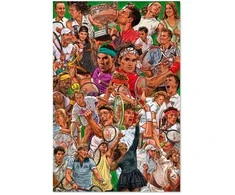 Plakatas ERIK Legends of Tennis poster