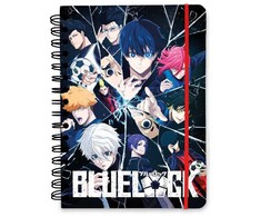ERIK Mėlyna Lock A5 notebook