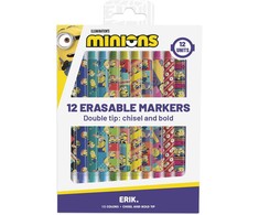 ERIK Minions set of 12 erasable makers