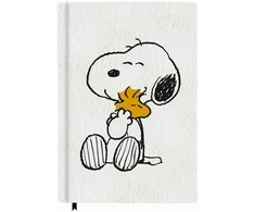 Snoopy - Plush notebook / notebook A5 from the Lazy Days collection