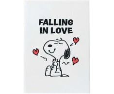 Snoopy - Plush notebook / notebook A5 from the Love Season collection