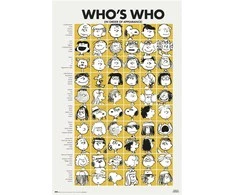 Plakatas ERIK Peanuts Who s Who poster