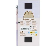 Pusheen - bloknotas su šaldytuvo magnetu + pieštukas iš Moments kolekcijos