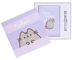 Pusheen – A5 užrašų knygelės ir rašiklių rinkinys iš Moments kolekcijos