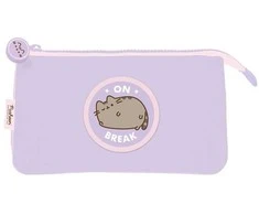Pusheen - 3 skyrių pieštukų dėklas iš „Moments“ kolekcijos