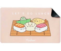 ERIK Pusheen PU odos stalo kilimėlis XXL, 60 × 35 cm