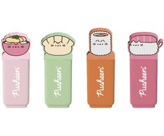 ERIK Pusheen - Rinkinys zakreślaczy 4 kolory su topperem 3D Sushi Roll (SST002)