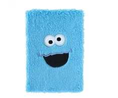 ERIK Sesame Street Cookie Monster A5 premium plush notebook
