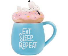 Gertuvė ERIK Snoopy Eat Sleep Repeat 3D mug 500ml