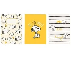 Snoopy - Set of A6 notebooks from the Lazy Days collection (3 pieces)