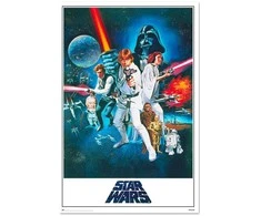 Plakatas ERIK Star Wars A New Hope Episode IV poster