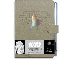 ERIK Star Wars Luke Skywalker A5 premium notebook + light sabre pen
