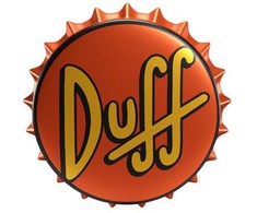 ERIK The Simpsons Duff Beer Bottle opener magnet