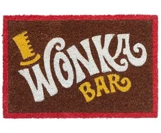 Other Brand Willy Wonka - Wonka Bar durų kilimėlis (40 x 60 cm)