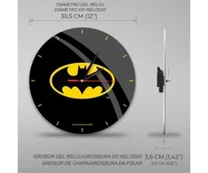Sieninis laikrodis ERT Group Batman 004 DC Juoda