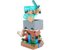 „Cable Guys“ laikiklis - „Minecraft: Steve In Diamond Armour R.E.S.T.“