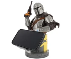 Exquisite Gaming Star Wars The Mandalorian Bounty Hunter figure clamping bracket Cable guy 21cm