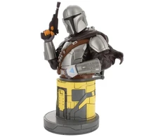 Exquisite Gaming Star Wars The Mandalorian Bounty Hunter figure clamping bracket Cable guy 21cm